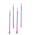 NEW 4pc Acne Pimple Belmish Extractor Vacuum Extrusion Acne Stick Blackhead Blemish Removers Against Black Dots Tools For Face Clean. 