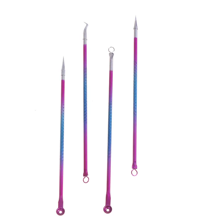 NEW%204pc%20Acne%20Pimple%20Belmish%20Extractor%20Vacuum%20Extrusion%20Acne%20Stick%20Blackhead%20Blemish%20Removers%20Against%20Black%20Dots%20Tools%20For%20Face%20Clean%20-%20Image%204