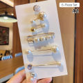 4/6Pcs Women's Clothing Brooch Set Pearl Rhinestone Brooch Tightening Waist Pin Yao Store. 