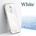 tzmar Redmi 5 Plus Phone Case Square Straight Edge Luxury Plating Cases Silky Feeling Slim Back Cover Shiny Bling Shell with Full Camera Protection Casing. 