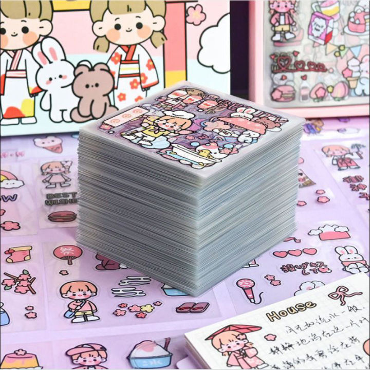 20Pcs%20PET%20Pattern%20Cartoon%20Scrapbooking%20Cute%20Sticker%20DIY%20Handbook%20Kawaii%20Stickers%20Decoration%20Stationery%20Supplies%20-%20Image%203