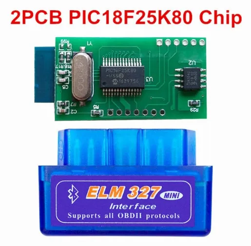 Double PCB Super Mini ELM327 -Compatible V1.5 PIC18F25K80 Android IOS ...