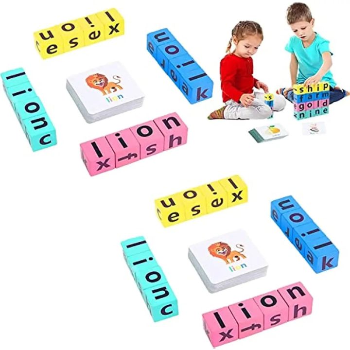 Montessori Wood Toy for Learning English Words Letters English Letter ...