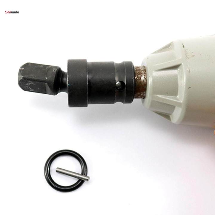 Pneumatic Impact Universal Joint 1/2" Driver Conversions Easy to Use Steel Wobble Elbow Extension Sets Universal Joint Socket Piece Swivel