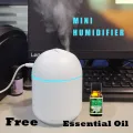 【BestGO】250ML Ultrasonic Air Humidifier Home Essential Oil Diffuser USB Fogger Mist Maker with LED Night Lamp for Car. 
