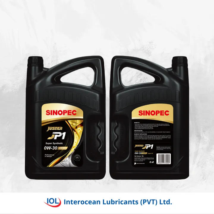 SINOPEC%20JUSTAR%20JP1%20C2%20SP%200W-30%20Petrol%20Engine%20Oil%20-%20Image%203
