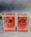 Mini Miniature Flower Basket Small Bouquets Decoration Showpiece for Home Deco Christmas Decoration (4 Colors) - Beautiful Eye Catching, Classic Design. 