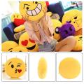 SF 20cm Random 1PC Soft Emoji Yellow Round Cushion Emoticon Stuffed Plush Toy Pillow Birthyday Gift #431859. 