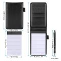 Mini Notepad Holder Included 2 PCS Pen 8 PCS Refillable Memo Book. 