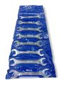 Double Open Ended Spanner Set 8 Pcs, 6 to 22 mm. 