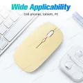 【ThinkWay】Rechargeable Wireless Mouse For Microsoft Surface Pro 9 5G 2022 8 X 13 inch 7 Plus 6 5 4 12.3" Portable Magic Silent Mice Mobile Phone Office Gaming Mouse for Surface Go 3 2 2020. 