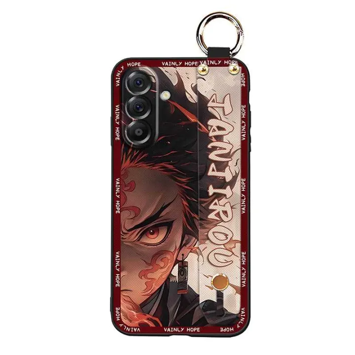 Cute%20Silicone%20Phone%20Case%20For%20Samsung%20Galaxy%20A37%205G/SM-A376U/B%20Lanyard%20Wrist%20Strap%20Anti-knock%20Fashion%20Design%20Durable%20Ring%20-%20Image%206