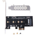 PCIE to M2 Adapter PCI Express 3.0 x1 to NVME SSD Adapter Support 2230 2242 2260. 