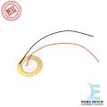 2 Pcs 27mm Piezo Ceramic Elements Sounder Sensor Trigger Drum Disc + Wire Copper Piezoelectric Buzzer Copper. 