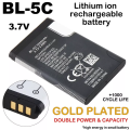 BL-5C Joc Battery Extend spare 1020mAh BL5C rechargeable lithium ion Li-ion 3.7V JOC Nokia Phone Compatible Maximum high quality life. 