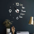 DIY Wall Clock, Letter Numeral Hanging Clock Decorative Ornament. 