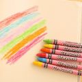 Crayons Creative Cartoon 8/12/24 Colors Drawing Non-Toxic Oil Pastels Kids Student Pastel Pencils Art Supplies. 