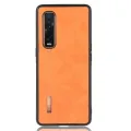 (Stock available) For Oppo Find X2 Pro Shockproof Sewing Cow Pattern Skin PC + PU + TPU Case For OPPO Find X2 Pro. 