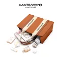 MATEYOYO Felt Bag Classical Tote Bag Felt Bag Thickened High-Capacity Shopping Handbag Daily Commuting Bakery Coffee Shop Shoulder Bag Simple And Fashionable Office Handbag. 