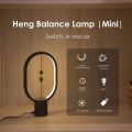 Allocacoc Heng Balance lamp, DesignNest,, Switch on in mid-air, USB Powered LED Table Plastic lamp, magneticDesk lamp, Warm Eye-Care Lamp, Contemporary Soft Light, Office, Home (Mini Dark Grey). 