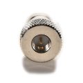 【FOOT SOFA】LEI  BNC Female Jack To SMA Male Plug Coax Straight Connector Adapter Nickel. 