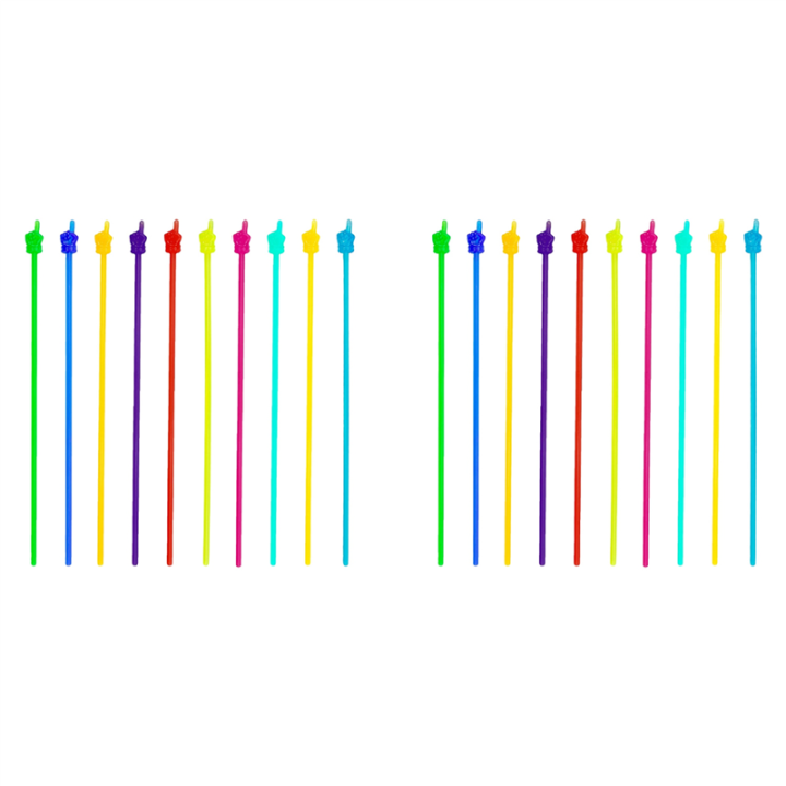 BRADOO 20 PCS Mini Hand Pointers Teachers Pointer Classroom and Presentation Finger Pointer Resin Finger Pointers Stick