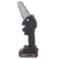 Mini Chainsaw, EU Plug 100 To 240V Lithium Battery Chain Saw Deep Quenching Process for Wood Cutting. 