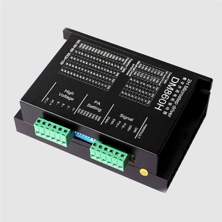 1%20Piece%20Microstep%20Drive%20DM860H%20Digital%20Type%2057/86%20Stepper%20Motor%20Driver%20with%20Fan%20Black%20for%20DMA%20-%20Image%204