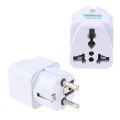 Multifunction Universal AU UK US To EU Electrical Socket Type E/F France Spain Plug Travel Adapter AC Outlet KR Plug Adapter YUYIN. 