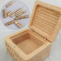 10Pcs Invisible Concealed Hinge Pure Copper Jewelry Box Wooden Case Folded Close Connector Hardware 15/20/25/30mm. 