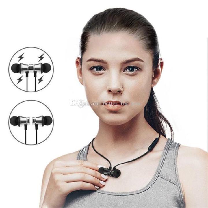 Bluetooth Headphones Magnetic Wireless Running Sport