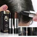 Black and Brown One-off Temporary Hair Coloring Covered White Hairs Hairline Disposable Lipstick Hair Dye Stick Smear Type Dye. 