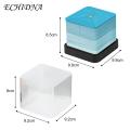 Multi-color Decorative Desk Calendar 3d House Sculpture Desk Calendar 2024 with Led Lights Unique Art Craft for Home Decoration Paper Carving Desk Calendar. 