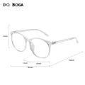 OQ BOGA 4 Colors Unisex Fashion Metal Full Rim Eye Protection Radiation Protection Computer Glasses Women Men Oval Frame Anti Blue Light Eyewear. 