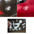 Car Stickers 12.7CM*9.2CM High Gas Consumption Decal Fuel Gage Empty Stickers Funny. 