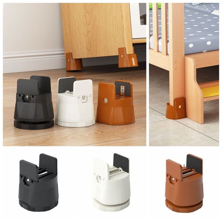 Convenient Lift Furniture Table Feet Heavy Duty Plastic Non-slip Pads ...