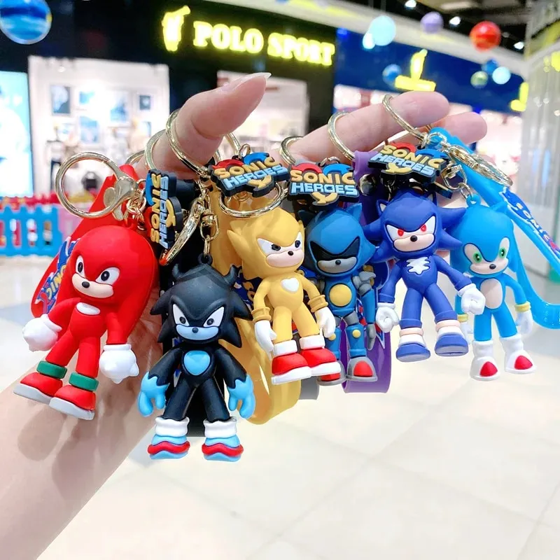 Cartoon Super NIc Cute Variable Speed Sonic Keychain Car Keychain