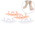 2pcs Gel Toe Separators Stretchers Alignment Overlapping Toes Orthotics Hammer Toes Orthopedic Cushion Feet Care Shoes Insoles. 