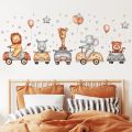 Nordic Cartoon Animals Wall Stickers for Children Kids Rooms Girls Boys Baby Room Decoration Wallpaper Elephant Panda Giraffe. 