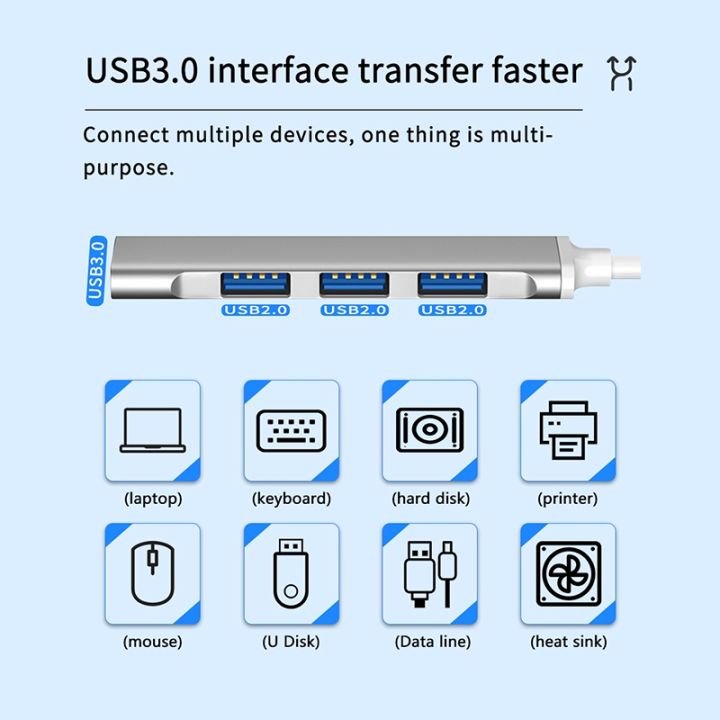 4%20In%201%20Multiport%20Type%20C%20hub%20USB%203.0%20to%204%20Ports%20USB%203.0%20Aluminum%20Alloy%20HUB%20Adapter%20for%20Computer%20Transfer%20Data%20USB%20HUB%20adapter%20-%20Image%206
