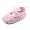 I Love Daddy&Mummy Baby Shoes Cute Lace Flower Bowknot Soft Anti Slip Newborn 0-18 Months Girls Flats. 