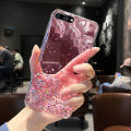 Maitus for iPhone 8 Plus/iPhone 7 Plus Back Cover Luxury Glitter Sequins Gold Foil Starry Bling Cases Clear Soft Silicone Bumper Shining Mobile Phone Protective Case for Girls Boy. 