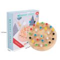memory chess Kids Wooden Memory Chess Match Stick Montessori Board Game Educational Color Cognitive Learning Toys Block Puzzle Game GiftWooden Toys. 