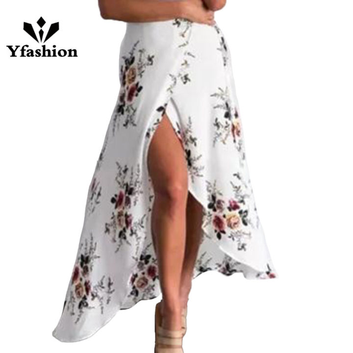 Yfashion%20Women%20Bohemian%20Floral%20Printing%20Skirt%20Sexy%20High%20Waist%20Split%20Summer%20Beach%20Irregular%20Long%20Skirt%20For%20Party%20-%20Image%209