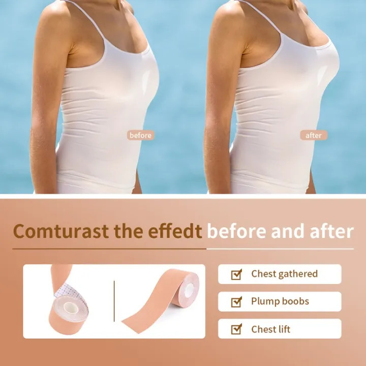 Elastic%20Cloth%20Chest%20Stickers%20Sports%20Muscle%20Stickers-%20Bandage%20Invisible%20Anti-sagging%20Women%20Summer%20Thin%20Gathered%20bra%20Stickers%20Breathable%20-%20Image%204