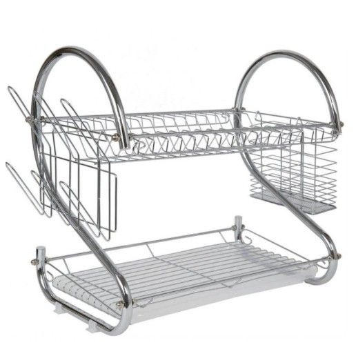 Two%20Layer%20Stainless%20Steel%20Dish%20Rack%20/%20Dish%20Drainer%20Multi%20function%20S-Shaped%20Dish%20Drying%20Rack%20Kitchen%20Collection%20-%20Image%206