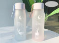 Girl Leakproof Water Bottle 560ml Travel Portable Water Bottle Plastic. 