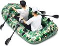Inflatable Boats for Adults 2/3/4 People, Inflatable Boat with Rowing and Pump, Fishing Boat. 