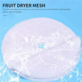 16 Pcs Round Silicone Dehydrator Sheets, Non-Stick Fruit Dehydrator Mats, Reusable Steamer Mat Mesh Sheet. 