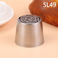 Kitchen accessories 1Pc SL49 Stainless Steel Russian Pretty Flower Icing Tip Pastry Piping Nozzle Tip DIY Cake Decorating Tool Kitchen Baking Gadget DFGGT. 